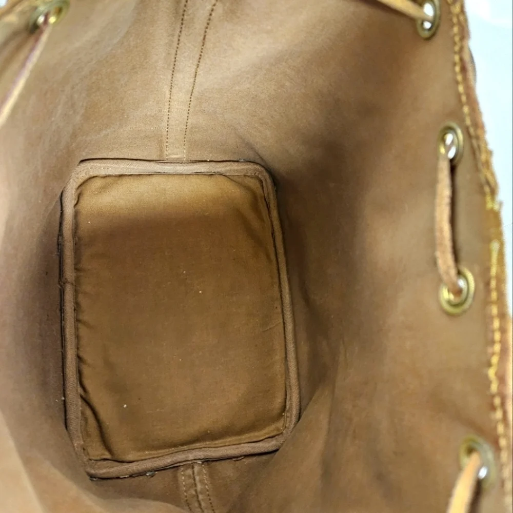 Louis Vuitton Noe Bucket Bag in Monogram Canvas and Leather